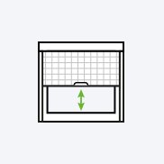 Window-roller screen insect screening