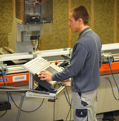 Neher Mitarbeiter in der Produktion