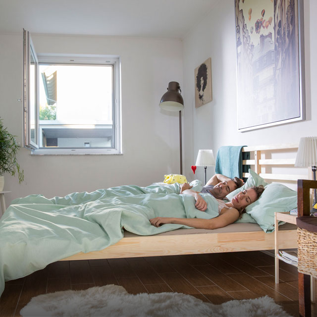 Polltec ensures peaceful sleep with an open window