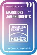 Siegel Marke des Jahrhunderts 2025 von Deutsche Standards für Neher Insektenschutz