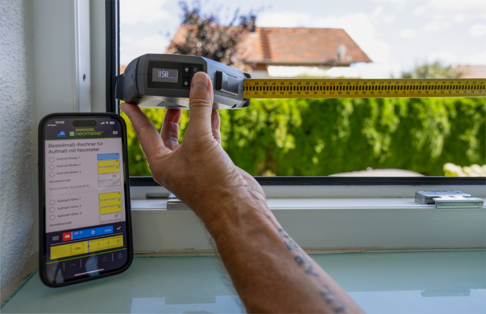 Neometer mit App – digitales Aufmaß für Fachhändler