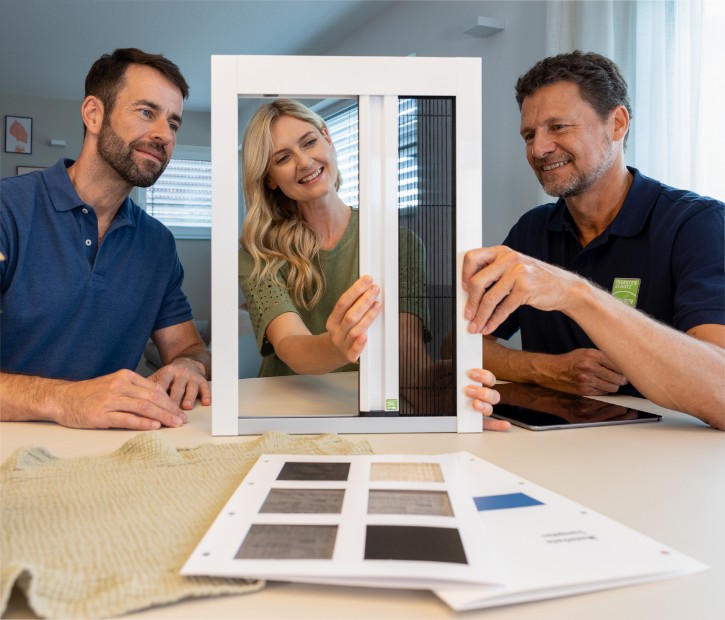 Beratung zu Insektenschutz durch Fachhändler